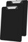 2-Pack Plastic A4 Black Clipboards – 9×12.5 in for School & Office